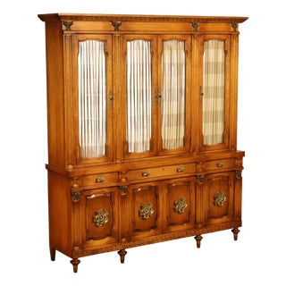 Daniel Jones Inc. Custom Regency Style Bookcase or China Cabinet For Sale