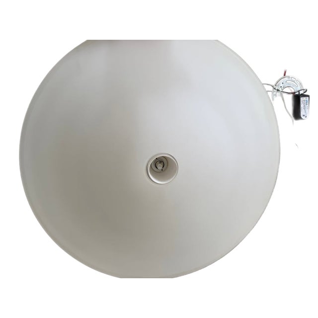 2000 - 2009 Piet Hein Sinus 550p Opal Glass Pendant Chandelier Danish For Sale - Image 5 of 7