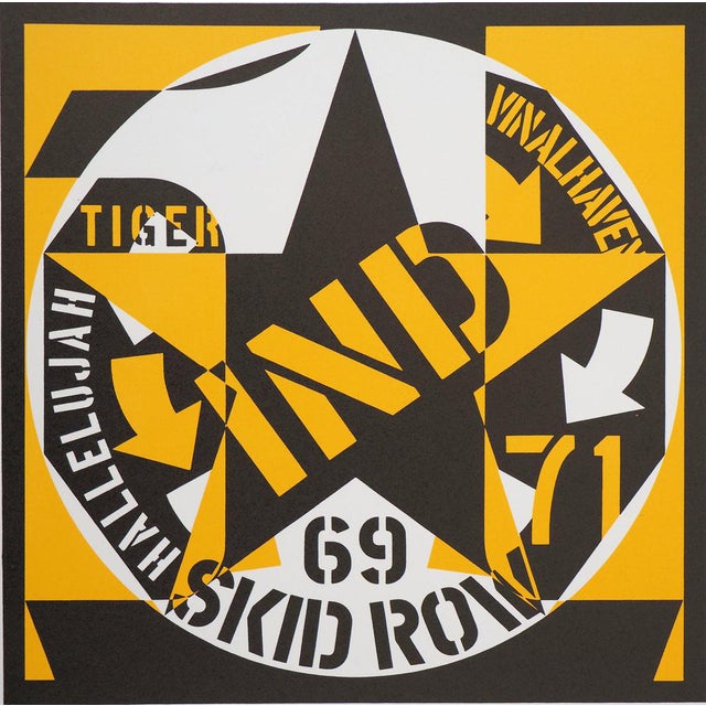 Robert Indiana, Self-Portrait, Original Lithograph For Sale