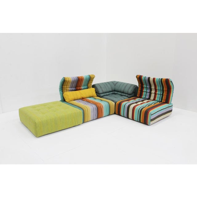 1990s Vintage Voyage Immobile Modular Sofa from Roche Bobois, 1990s, Set of 4 For Sale - Image 5 of 12