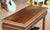 19th C. French Henri II Walnut Desserte Console With Lift-Top Marble Interior For Sale - Image 4 of 18