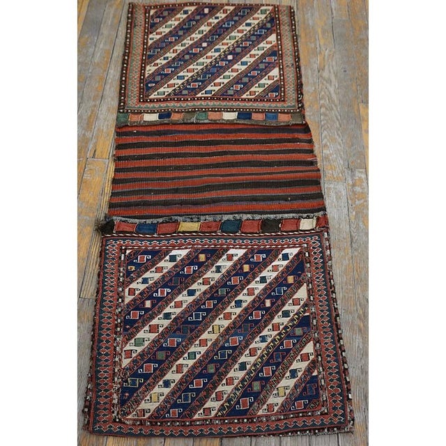 Red Antique Caucasian - Sumak Knotted Rug, Country of Origin: Caucasus, Circa Date: 1900s. This exceptional textile...