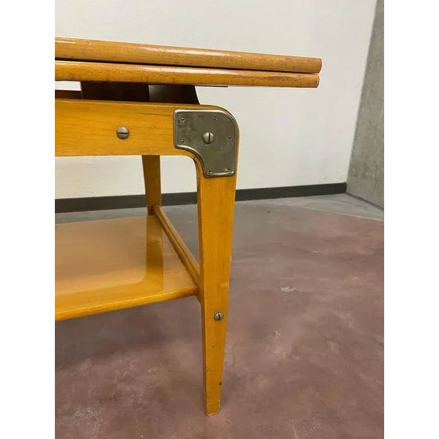 Vintage Adjustable Conference Table, 1960s For Sale - Image 4 of 14