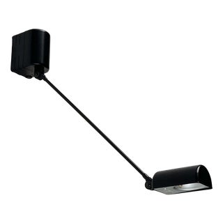 Vintage Italian Black Daphinette Classic Wall Lamp by Tommaso Cimini for Lumina, 1980s For Sale