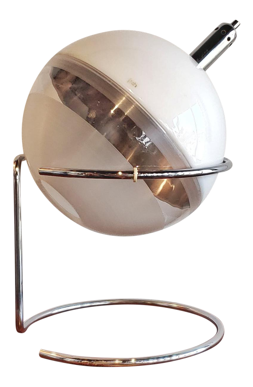 Extremely Rare /& Articulated Mid Century Modern FABIO LENCI Bedside Lamp Made by Harvey Guzzini Table Light 1970s
