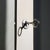 Vintage Industrial Showcase in Enamelled Metal and Glass, 1960s For Sale - Image 5 of 11