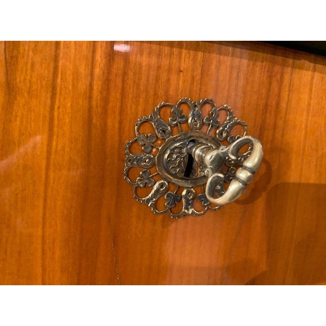 Secretary in Cherry Veneer, South Germany, 1820s For Sale - Image 16 of 18