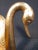 Gold Gold Leaf Swan Sculpture For Sale - Image 8 of 12