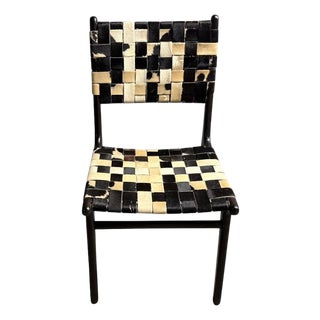 Andrianna Shamaris Premium Double-Backed Cowhide Chair For Sale