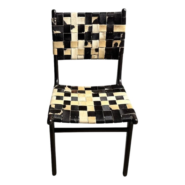 Andrianna Shamaris Premium Double-Backed Cowhide Chair For Sale