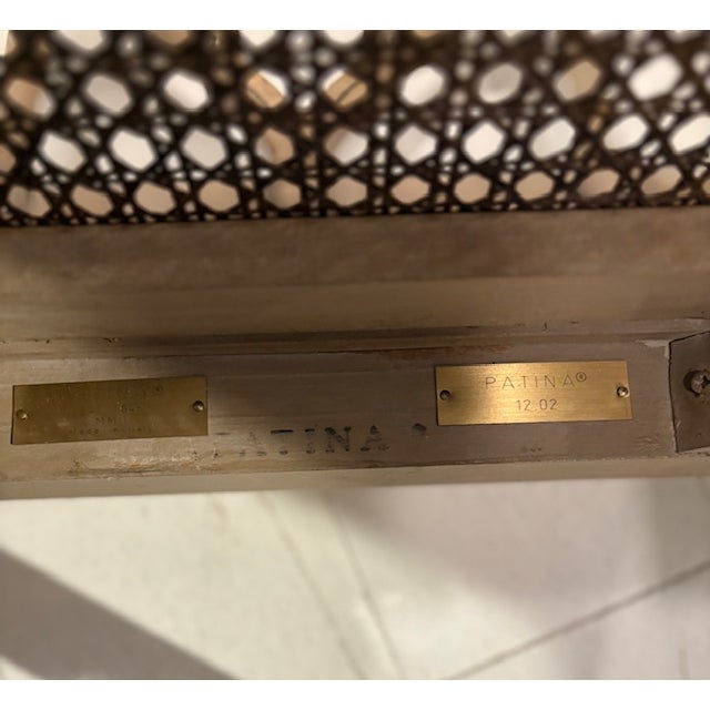 1990s Pair of Italian Armchairs by Patina in the Chinese Chippendale Style For Sale - Image 5 of 5