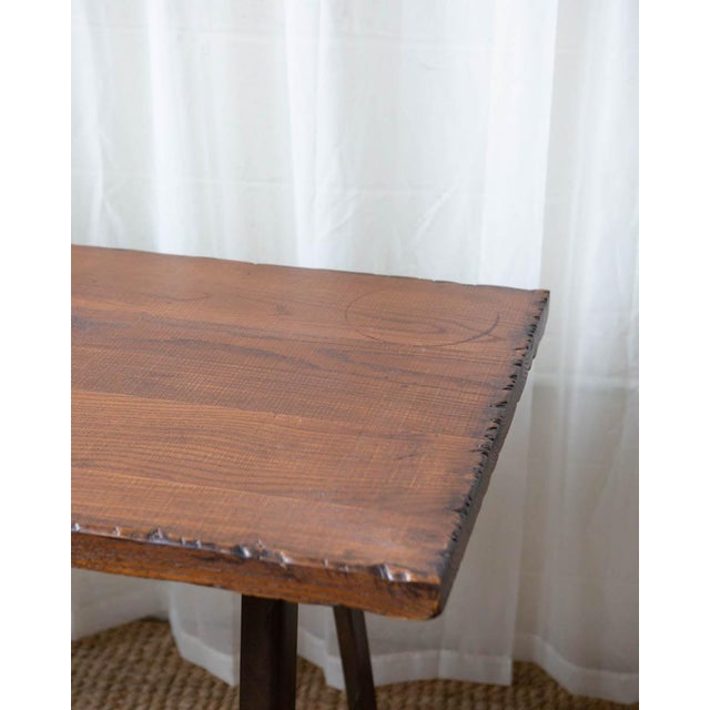 Industrial Industrial a-Frame Wood and Metal Standing Desk For Sale - Image 3 of 9