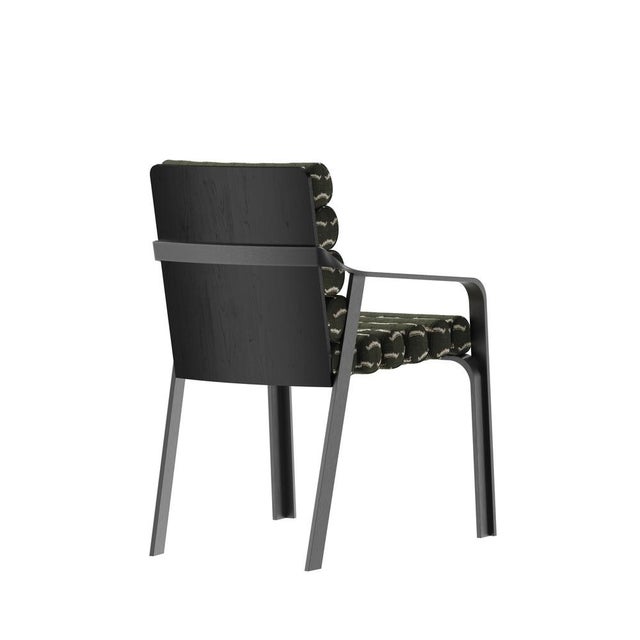 Contemporary Ohio Dining Chair by Porus Studio For Sale - Image 3 of 14
