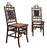 Chairs with Painted Panels, Perret et Vibert, France, Early 1900s, Set of 2 For Sale