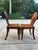 Wood Pair of Early 19th Century English Regency Oak Hall Chairs With Carved Backs For Sale - Image 7 of 18