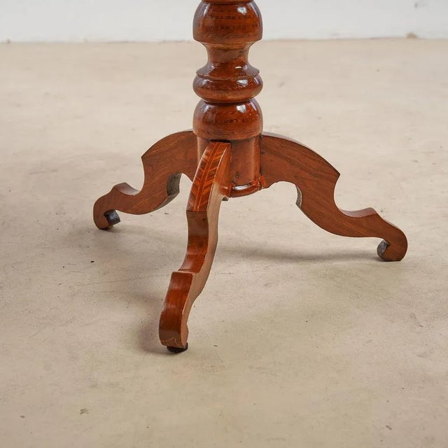 Table with Inlaid Lacquer Wax Finishing, 1800s For Sale - Image 3 of 6