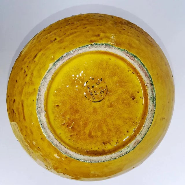 Mid-Century Italian Ceramic Vase by Caruso for SIC For Sale - Image 4 of 9