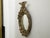 Wood English 1900s Silver Gilt Convex Girandole Bullseye Mirror with Eagle Motif For Sale - Image 7 of 9