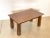 Brown Poplar Wood & Granite Coffee Table, 1970s For Sale - Image 8 of 8