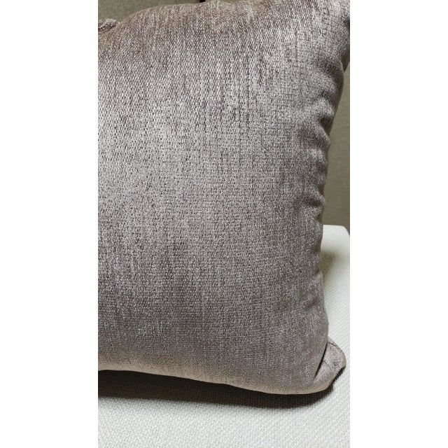 Contemporary Clarke & Clarke Brina Iron Fabric Pillow Cover For Sale - Image 3 of 3