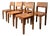 Vintage Teak Dining Chairs, Set of 6 For Sale