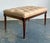 Vintage Regency Tufted Leather Bench For Sale - Image 10 of 11