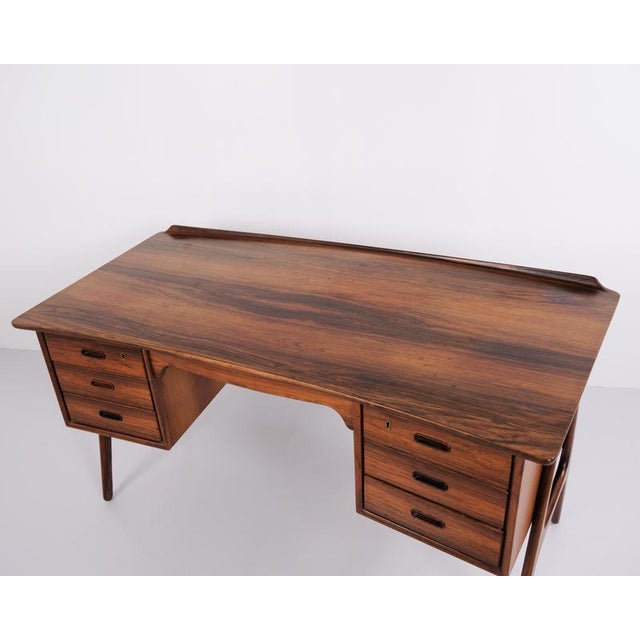 1960s Rosewood Desk by Svend Åge Madsen for Sigurd Hansen Furniture Factory, 1960 For Sale - Image 5 of 13
