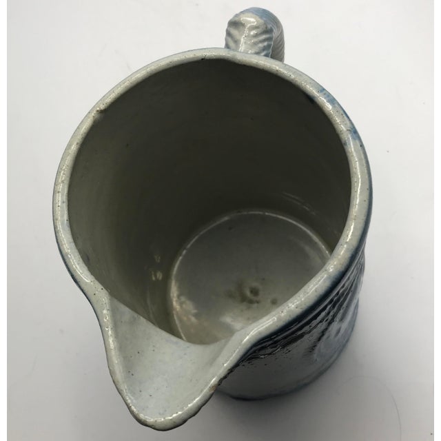 19th Century Vintage Bull & Cow Salt Glaze Pitcher For Sale - Image 9 of 10