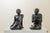 Unknown, Thai Monks, 1800s, Bronze and Terracotta, Set of 2 For Sale - Image 9 of 9