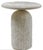 Oggetti White Fossilized Stone Side Table, Small - Acadia by Oggetti For Sale - Image 4 of 4