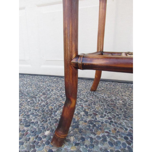Antique English Bamboo Table For Sale - Image 13 of 17