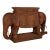 Vintage Italian Wicker Elephant Serving Bar For Sale