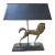 Bronze Etruscan Horse Table Lamp With Chapman Brass Shade For Sale
