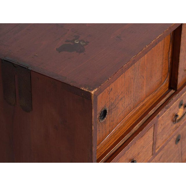 Japanese Chest of Drawers in Wood For Sale - Image 5 of 12