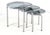 Italian Round Chrome Nesting Tables with Smoked Glass, Set of 3 For Sale - Image 16 of 16