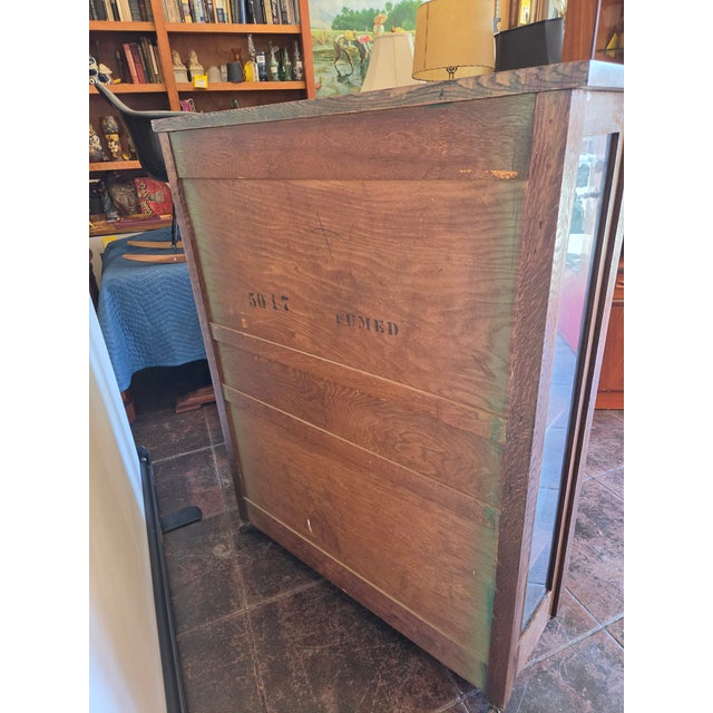 Antique Mission Arts & Crafts Bookcase For Sale - Image 11 of 11