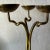 Art Deco Vintage Joe Spoon Hand Wrought Brass 3 Arm Candle Holder Signed and Dated 1995 For Sale - Image 3 of 12