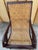 Vintage British Colonial Caned Plantation Chair For Sale - Image 4 of 11