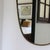 Mid-Century Italian Brass Crest Mirror with Beaded Frieze, 1950s-1960s For Sale - Image 6 of 11