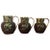 English Aesthetic Movement Pottery Pitchers Decorated with Fruit Peach Quince Branches - Set of 3 For Sale - Image 12 of 12