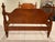 Brown Vintage 1950’s Colonial or Early American Solid Maple Twin Bed With Turned Balusters For Sale - Image 8 of 12