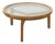Modernist Table in Ceder Wood and Glass, Italy, 1990s For Sale
