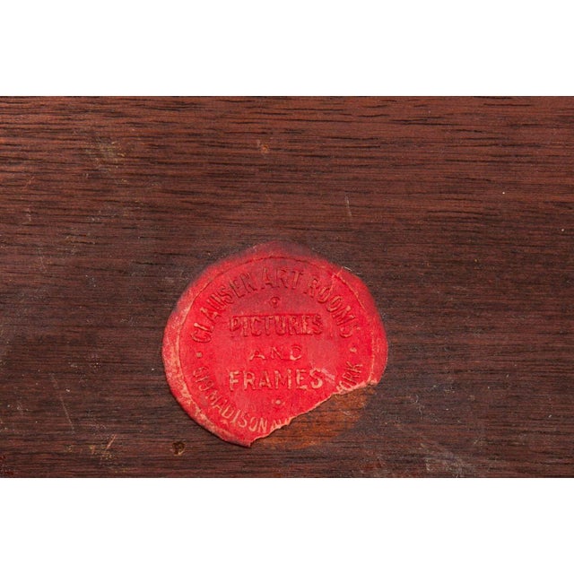 American Antique Oil Painting of Evening Landscape by George W. Drew For Sale - Image 15 of 18