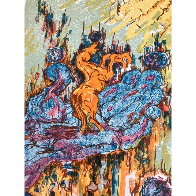 Original lithograph print on heavy paper Pencil signed & numbered Image size is approximately 15.5 x 21 Paper size is...