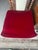 19th Century Red Crimson Velvet Bergere Chair With Carved Wood Frame For Sale - Image 10 of 10