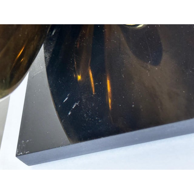 Pair of Gilt Bronze Swans by Jack Zajac — Signed & Numbered 18/95, Limited Edition Mid-Century Modern Sculptures For Sale - Image 6 of 18