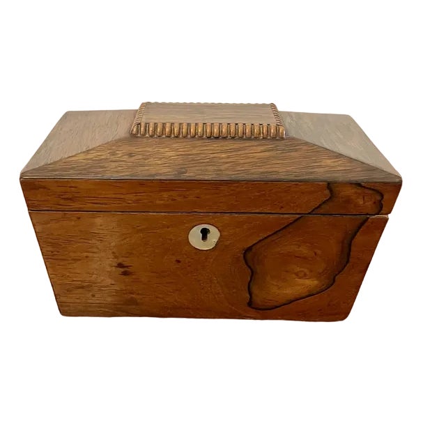 Regency Rosewood Tea Caddy, 1830s For Sale