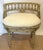 Wood Vintage French Style Vanity Stool For Sale - Image 7 of 17