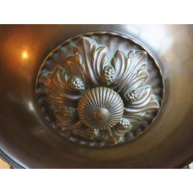 Bronze and Alabaster Figural Chandelier For Sale - Image 10 of 12