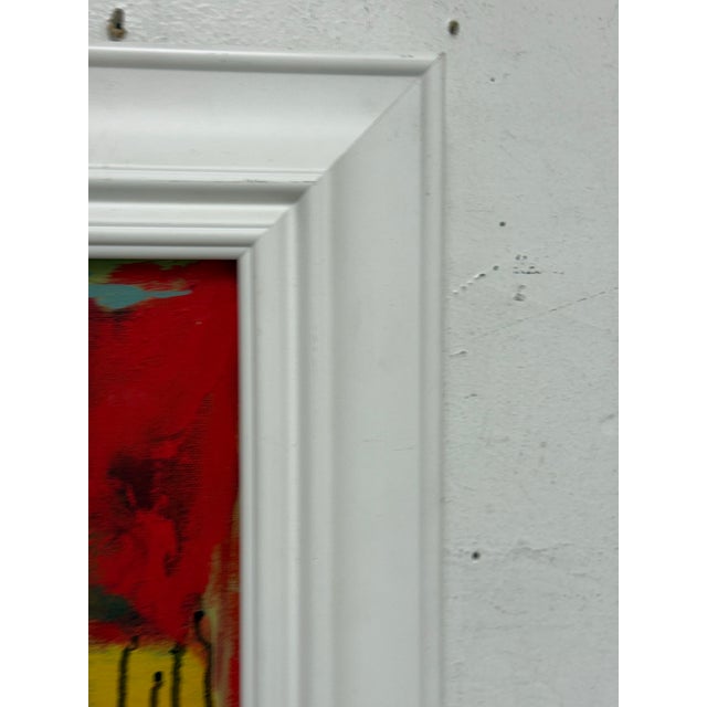Abstract Bold Composition Painting, Framed For Sale In San Francisco - Image 6 of 12